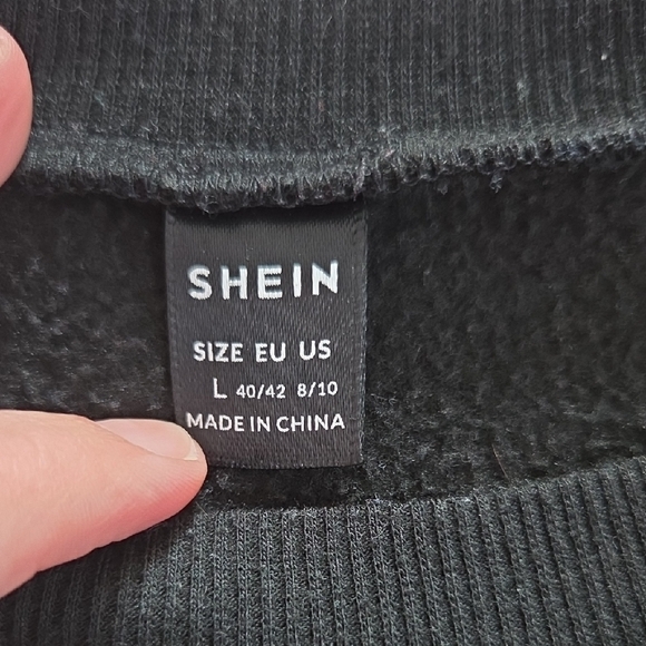 SHEIN Black Ribbed Knit Sweater - Picture 2 of 4